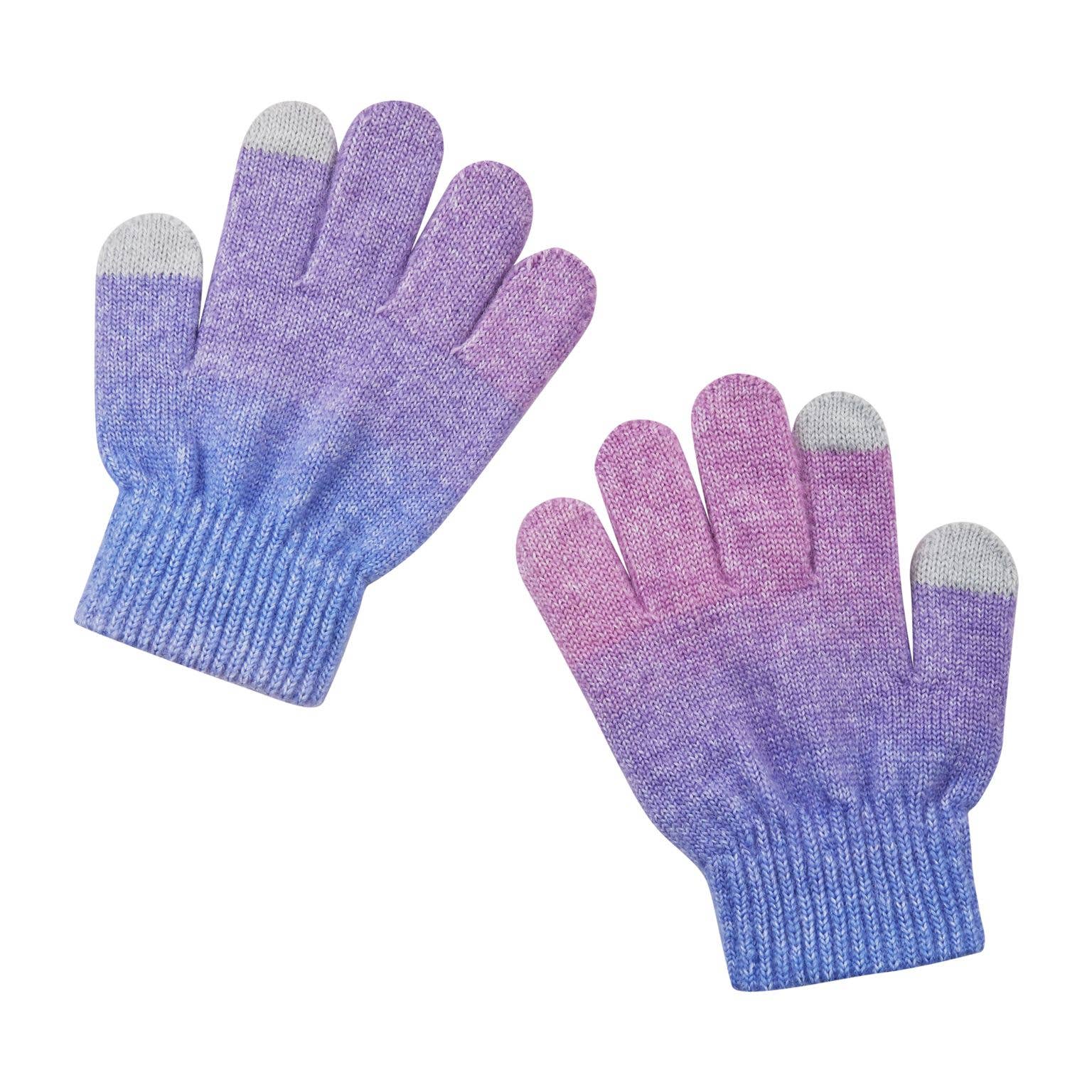 Andy & Evan - Girls Toddler / Kid Cold Weather Hat & Glove Set - For All Elements