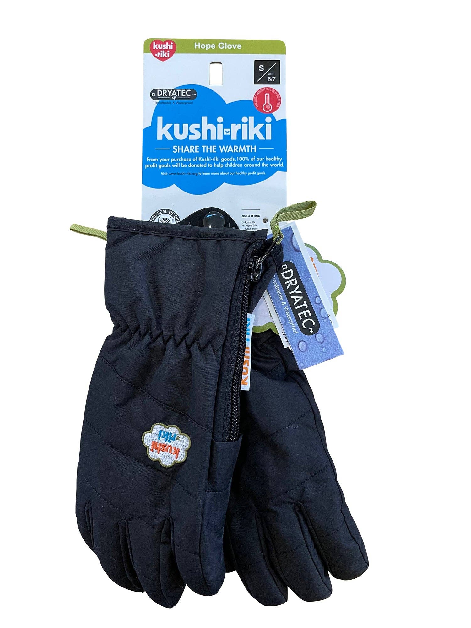 Kushi - riki - Kids Hope Waterproof Breathable Winter Ski Snow Gloves - For All Elements