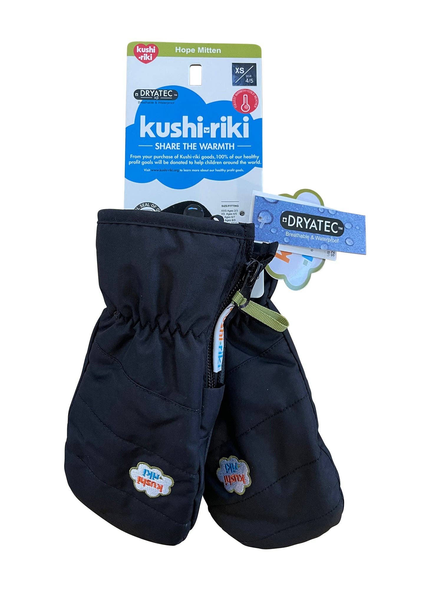 Kushi - riki - Kids Hope Waterproof Breathable Winter Ski Snow Mittens - For All Elements
