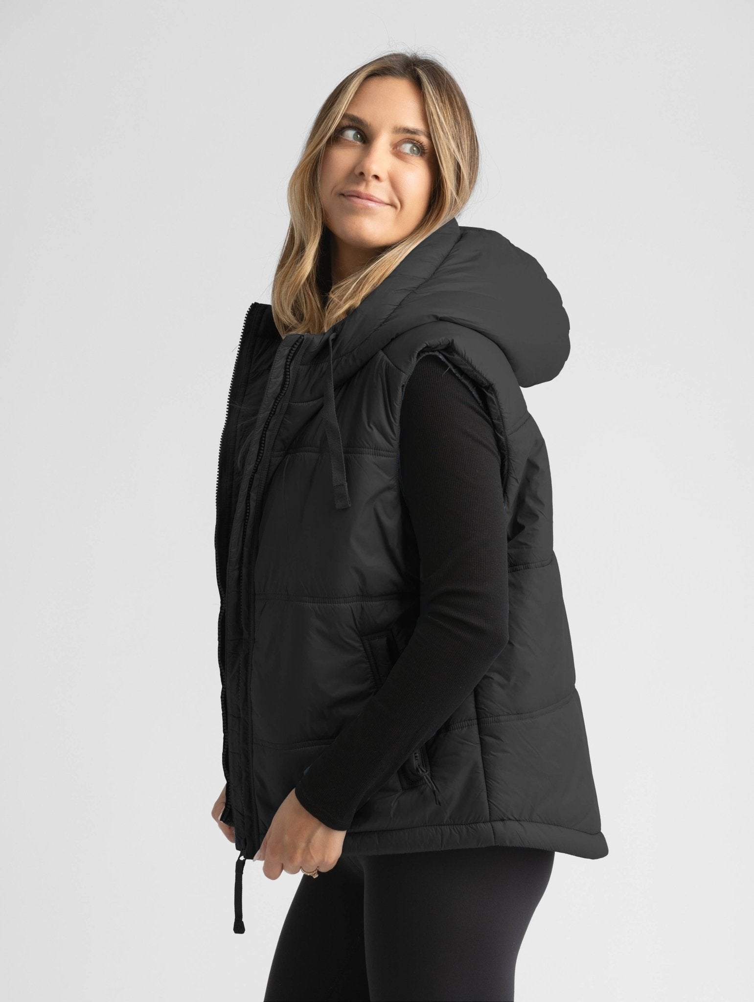 LIV Outdoor - Women's Daphne Super Soft Hooded Puffer Vest - For All Elements