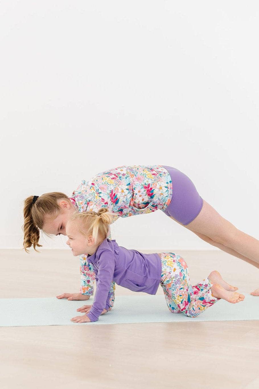 Mila & Rose - Playful Purple Full - Zip Ruffle Active Jacket - For All Elements