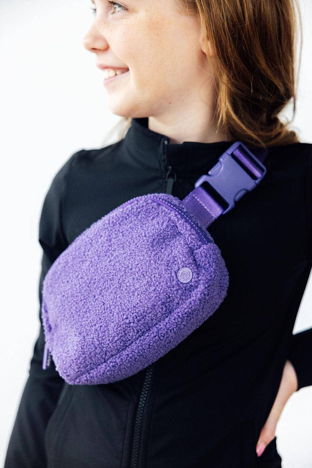 Mila & Rose - Purple Fleece Belt Bag - For All Elements