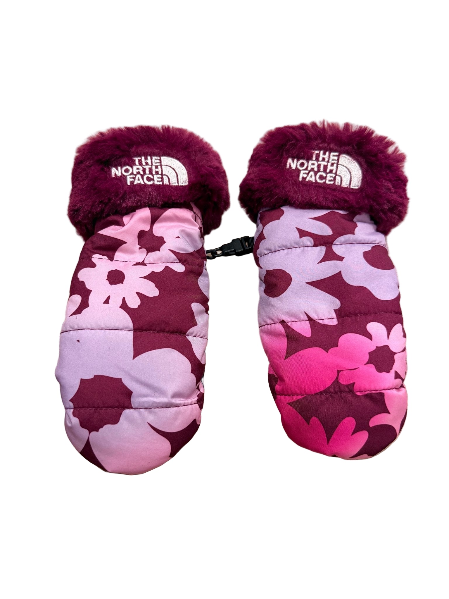 The North Face Girls' Mossbud Swirl Mitt, Boysenberry Gradient Floral Print - For All Elements