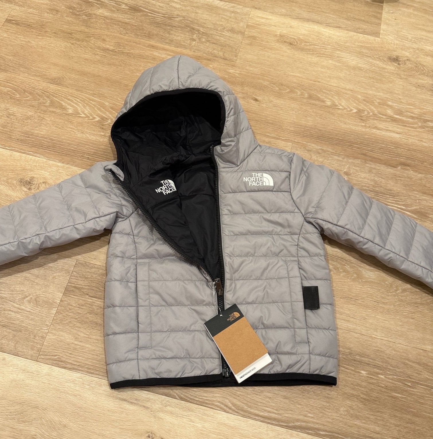 The North Face Big Kids Gray Eclipse Reversible Insulated Jacket - For All Elements
