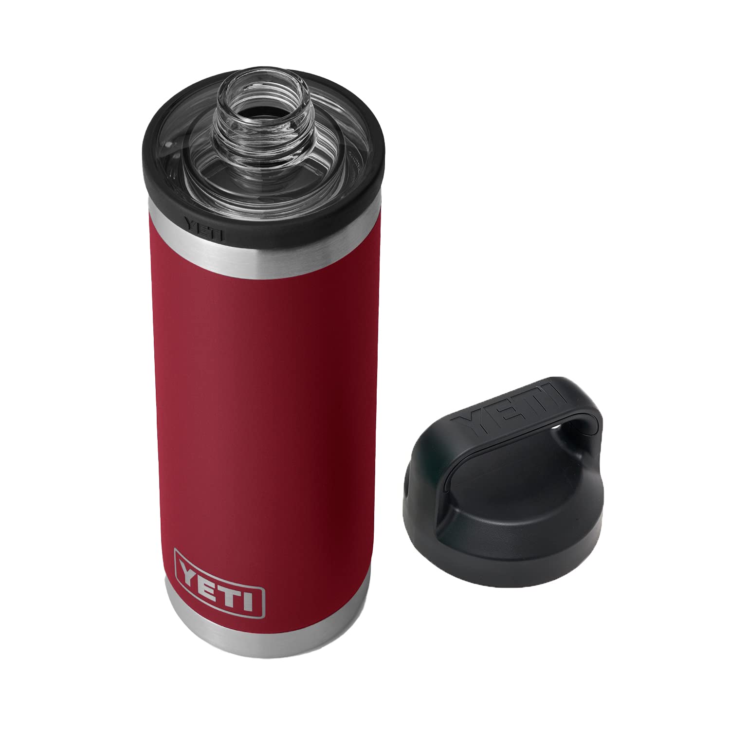 YETI Rambler 18 oz Bottle, Leakproof, Vacuum Insulated, Stainless Steel with Chug Cap - For All Elements